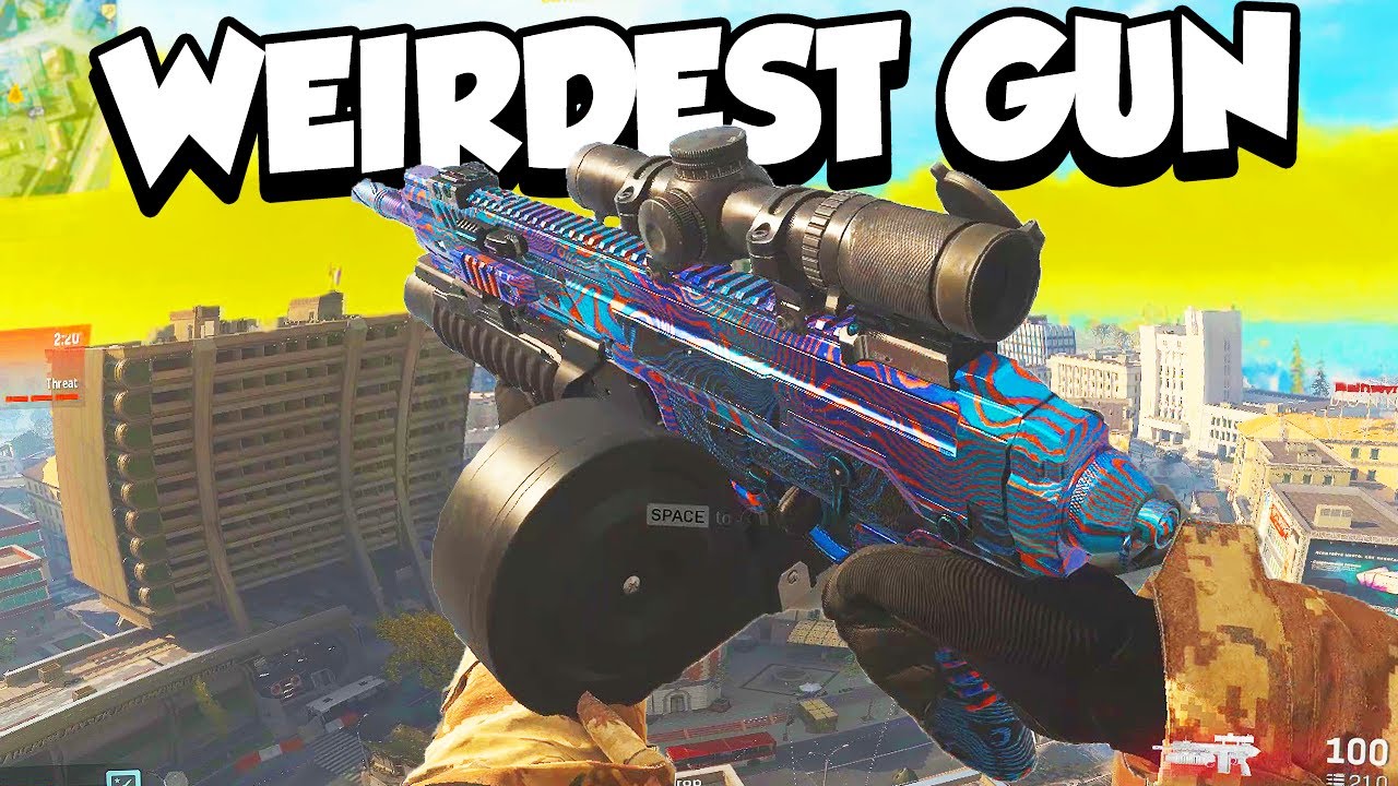 Using the WEIRDEST CLASS SETUP in WARZONE..