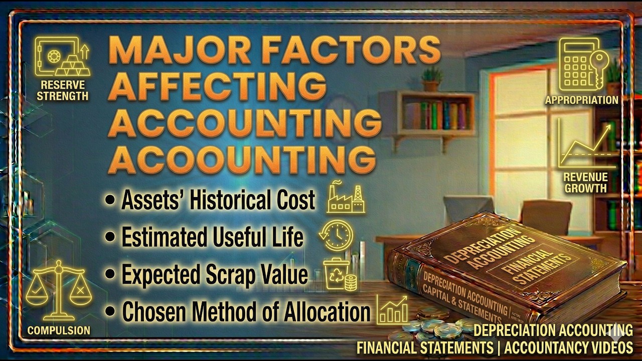 Factors affecting depreciation accounting | Factor affecting depreciation accounting