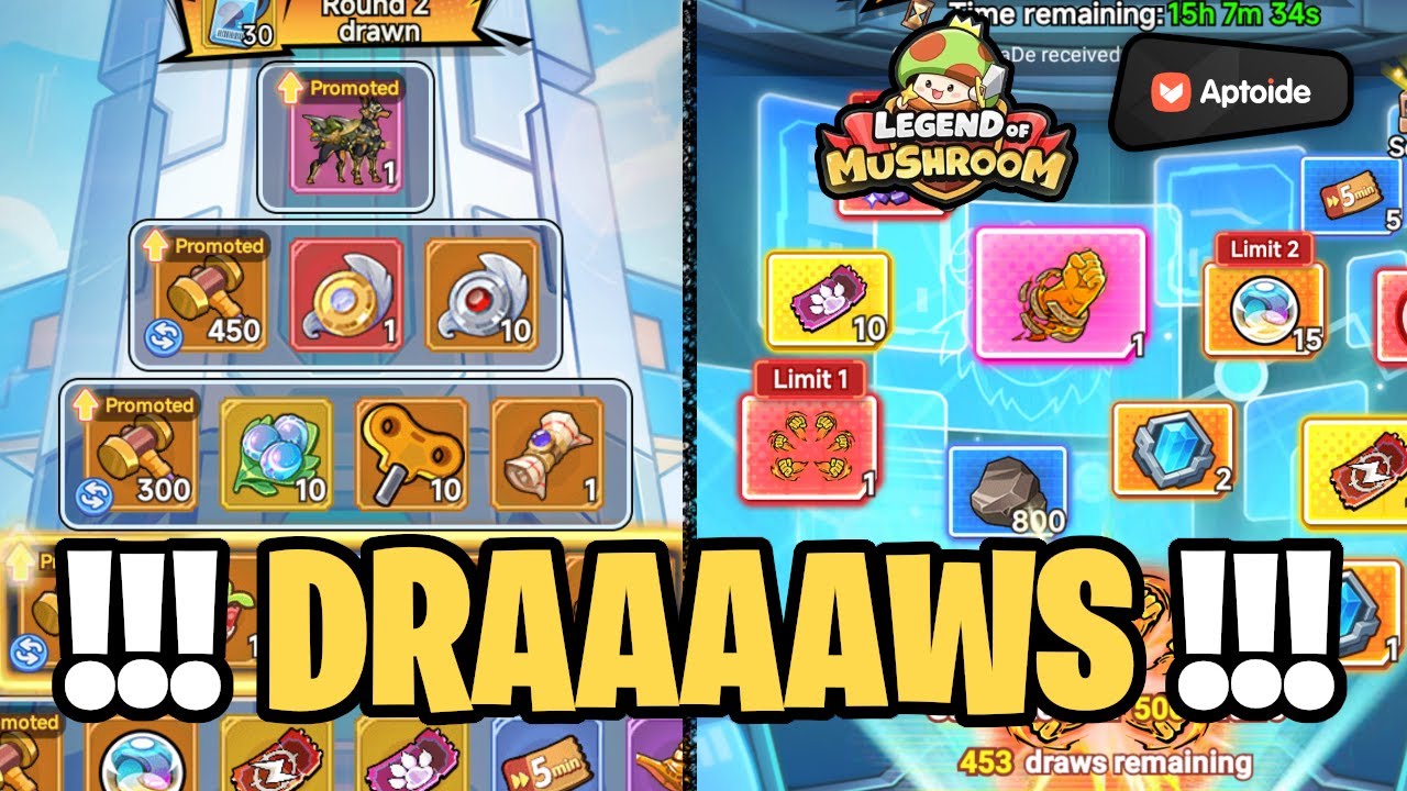 ONE PUNCH MAN EVENT DRAWS in Legend of Mushroom