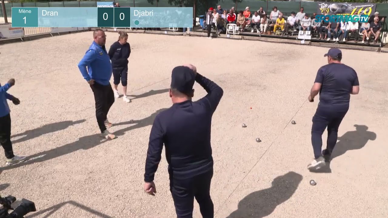 Pétanque - National de Grasse (1/2 finale) : Dran / Djabri