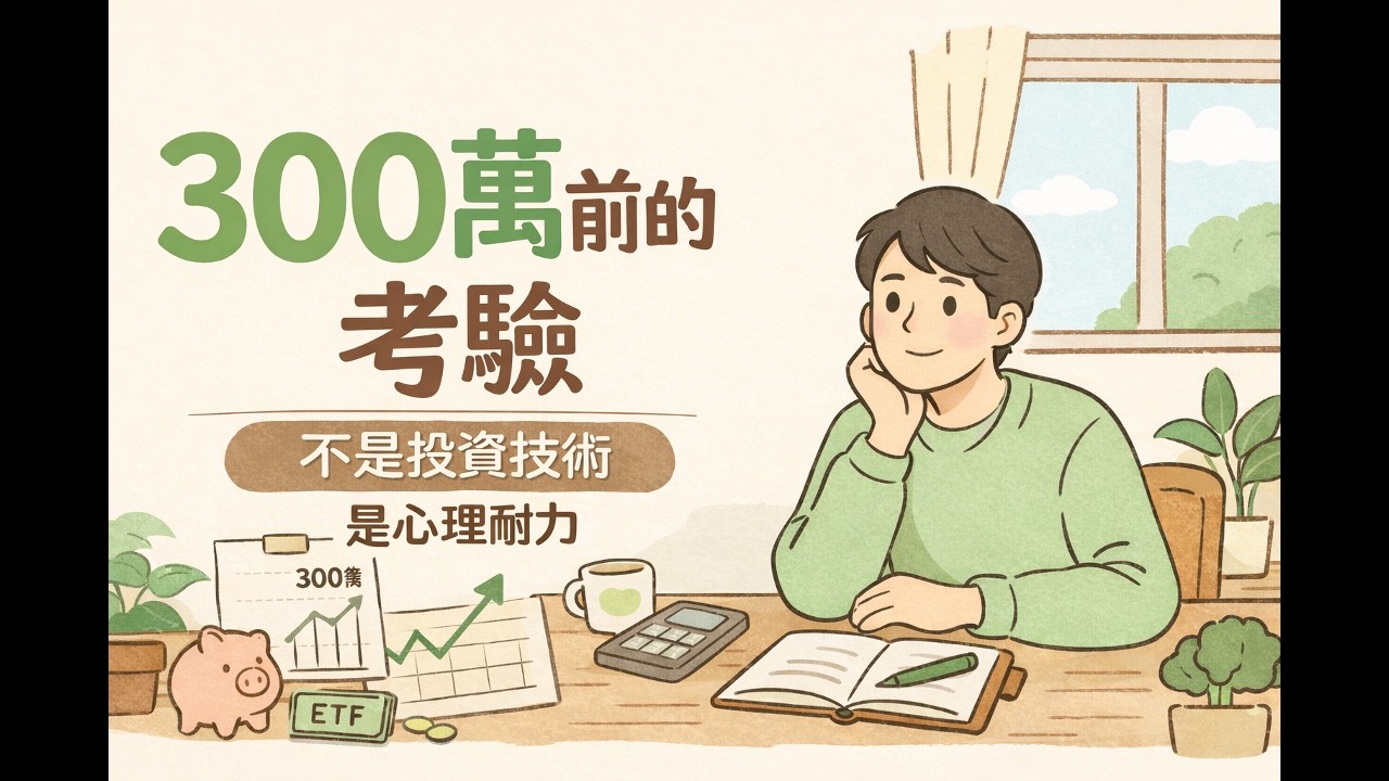 為什麼第一桶金最難？300萬前的心理考驗與突破方法｜300萬前別亂花錢：多數人陣亡的真正原因（從300萬到千萬前傳）