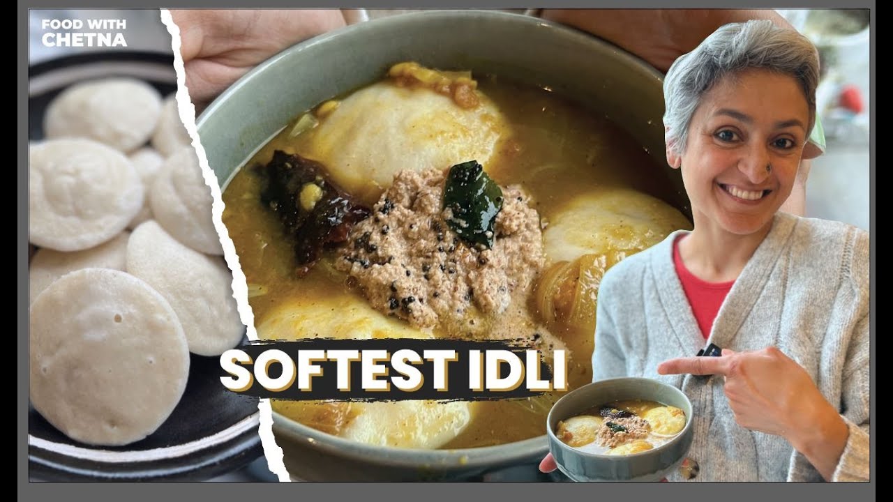 How to make PERFECT IDLI everyTime | With Best COCONUT Chutney | Food with Chetna
