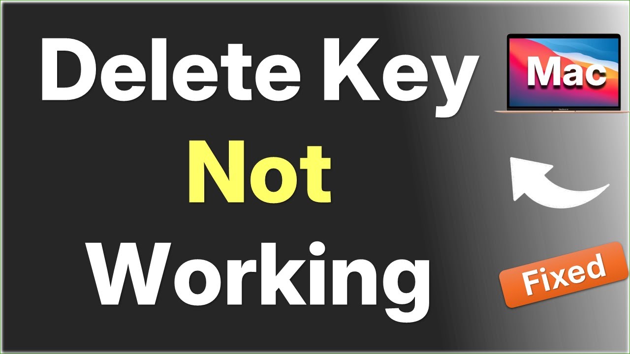 Delete Button on Mac not Working : How to Fix