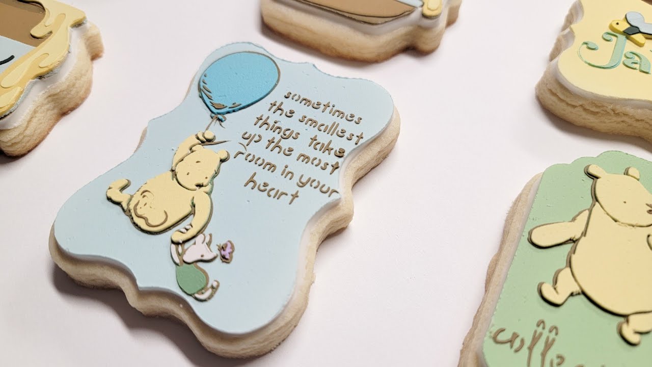Creating Layered Stencils for the Original Winnie the Pooh Sugar Cookies - Frosting Artist