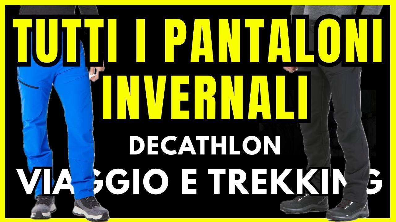 Pantaloni caldi in Decathlon da escursionismo o per un freddo viaggio