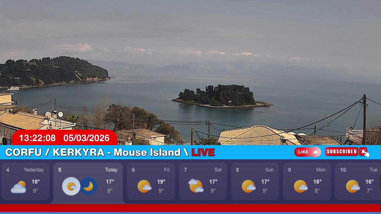 Corfu / Kerkyra, Greece LIVE