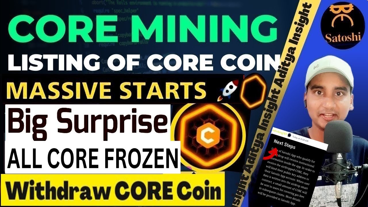 Satoshi Core Dao FROZEN Issue Resolved🚀Satoshi Core New Update | Core Dao Price Mining | CryptoNews?