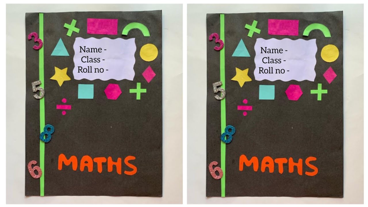 Maths Project File Decoration Ideas|Maths Project File Design| Maths Project|Project File Decoration