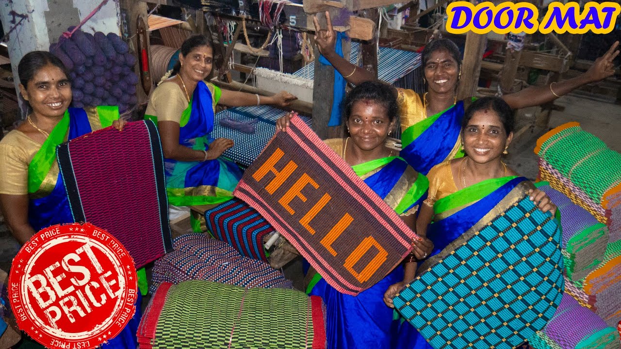 Dandanakka Briyani for Mat Manufacturing Workers | கைதரி கால் மிதி Door Mat எப்படி தயரிக்கிறாங்க!!
