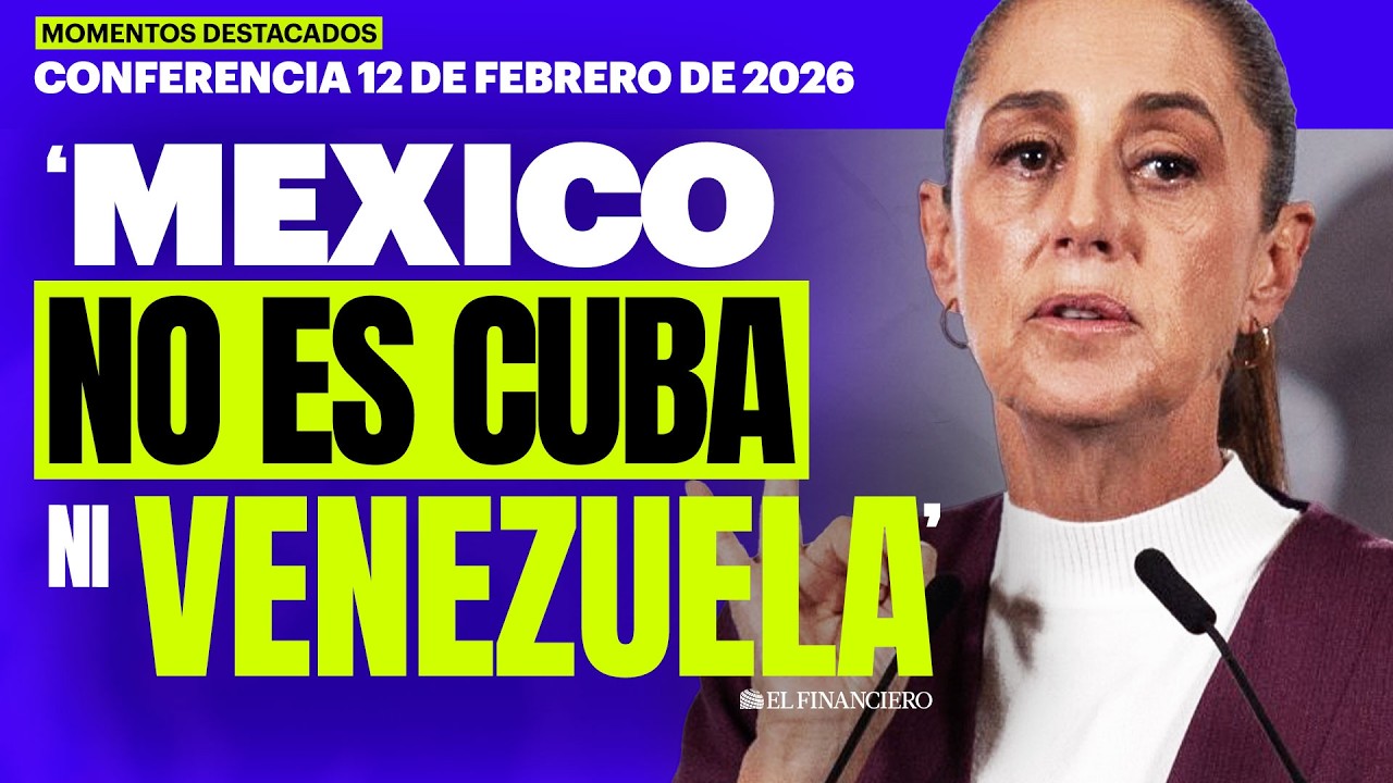 Ayuso comparó a México con Cuba y Venezuela; Sheinbaum la responde CON CIFRAS | Mañanera 12/02/26