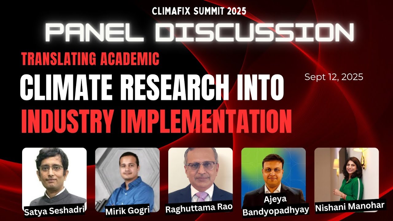 Translating Academic Climate Research into Industry Implementation | CLIMAFIX Summit 2025