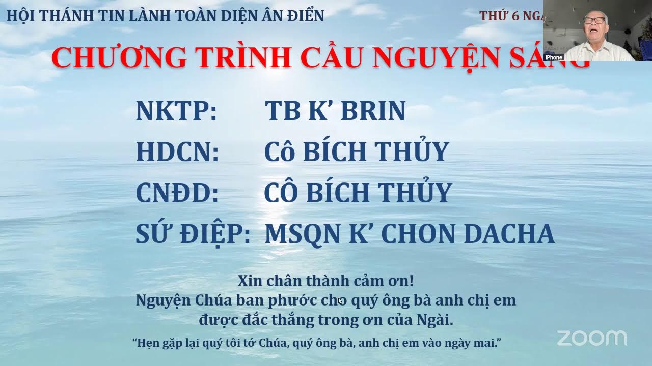 CẦU NGUYỆN SÁNG - HT ÂN ĐIỂN 08/01/2026