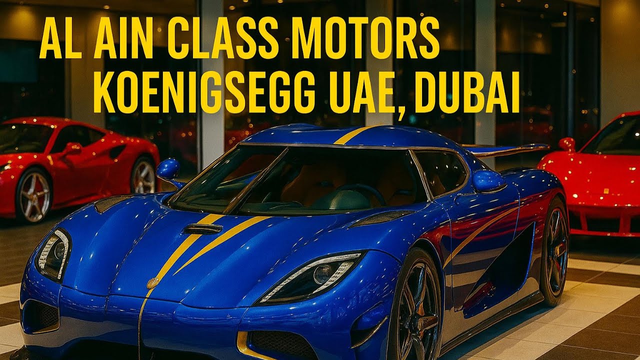 Inside Dubai’s Million-Dollar Koenigsegg Showroom | Al Ain Class Motors [4K]