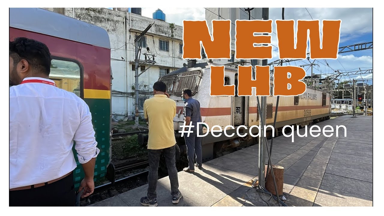 Deccan Queen full journey in LHB Vistadome