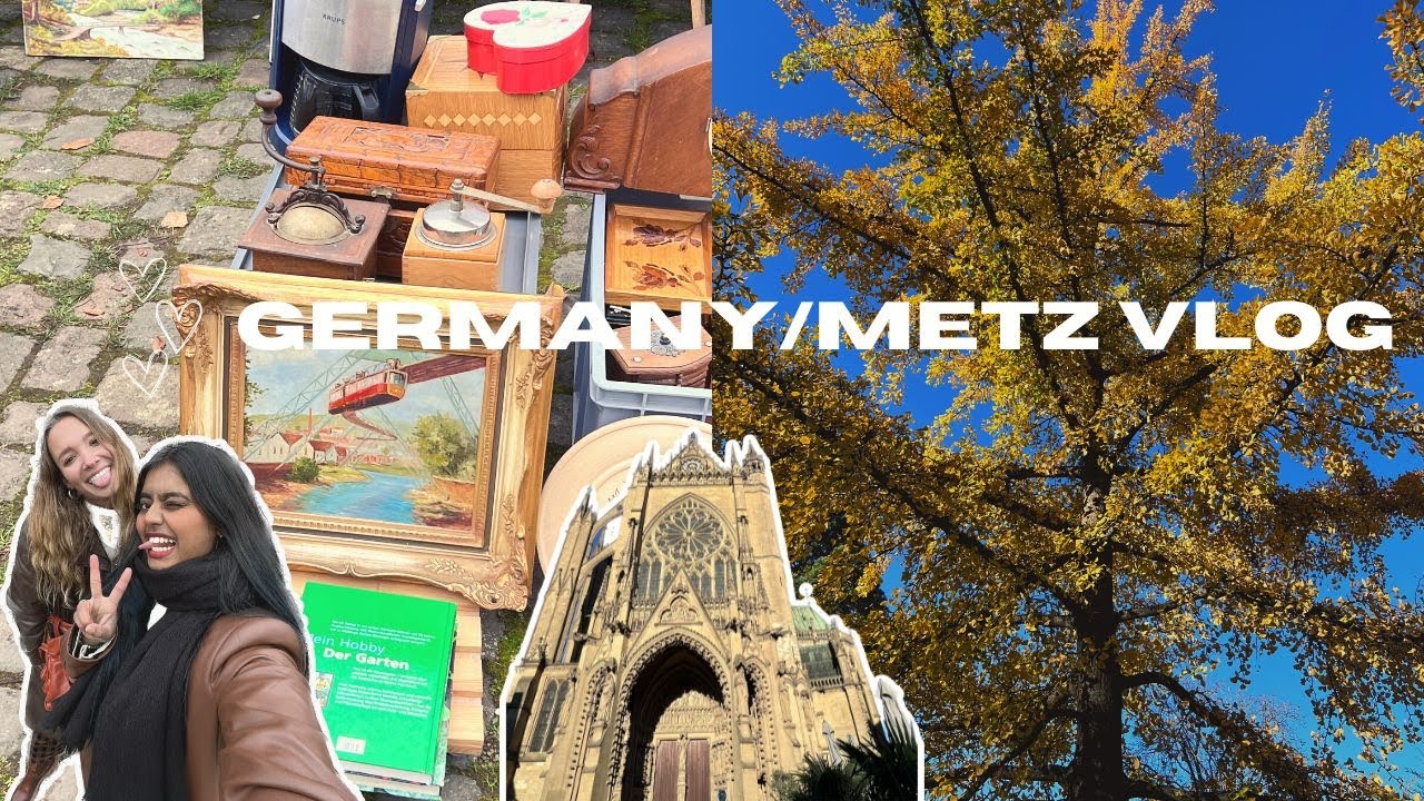 GERMANY/METZ VLOG : brocante, balade, brunch, haul, museum, döner, parc 🇩🇪🍂🛍 (susu's vlog)