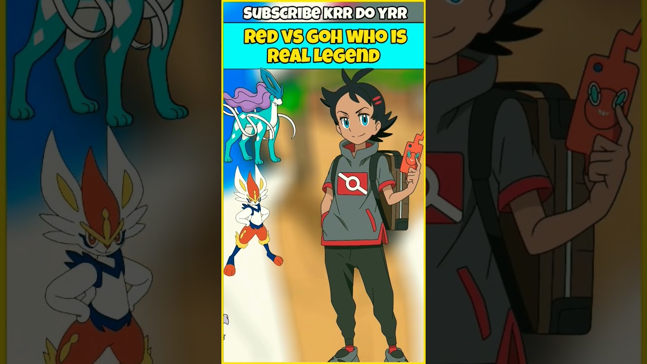 Red Vs Manush [ GoH ] 😂 | Who Is Real Legendary POKEMON Trainer | #pokemon #shorts
