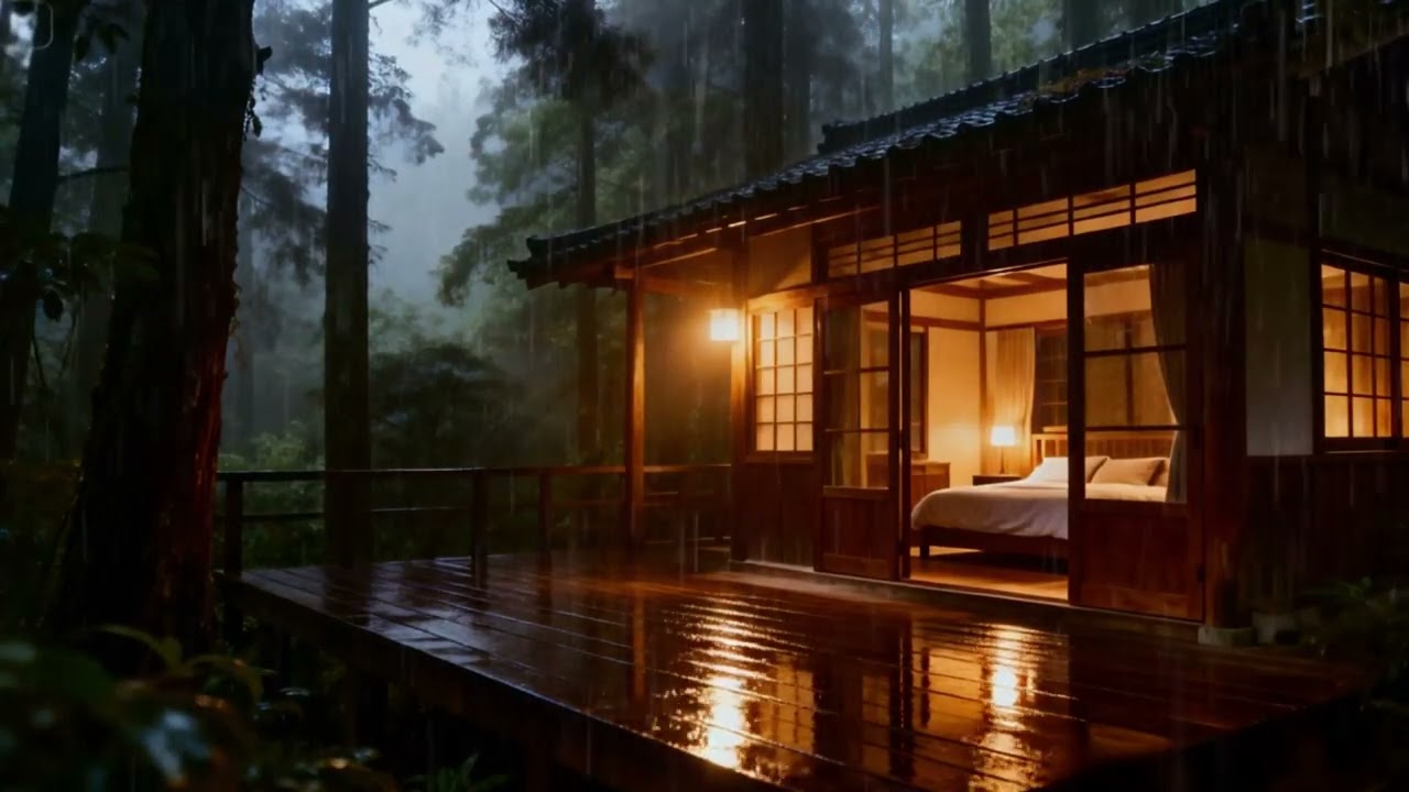 Rain Sound For Sleping - Forest Sounds Rain at Night 🌧 | Soothing for Rest & Sounds Relaxation