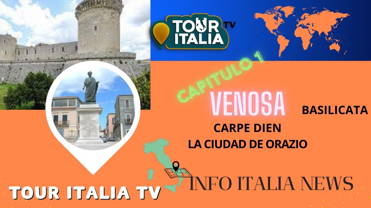 TOUR ITALIA TV  Venosa Capitulo1 Basilicata  Ciudad del Carpe diem Orazio