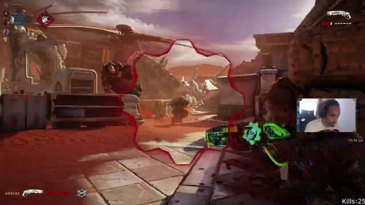 Gears 5 - Helios (INSANE CLUTCH WORLD'S FIRST 1v50?) W/Reaction