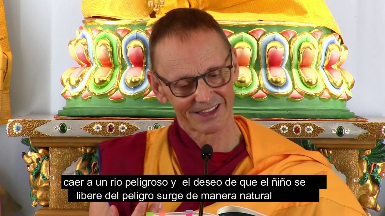 Extracto del retiro Océano de Sabiduría con guen Tharpa. La gran compasión