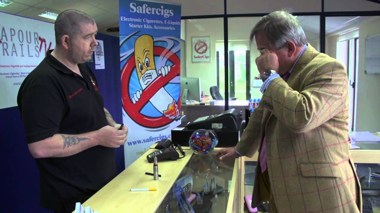 SWOF: Bob Walter MP visits e-cig shop