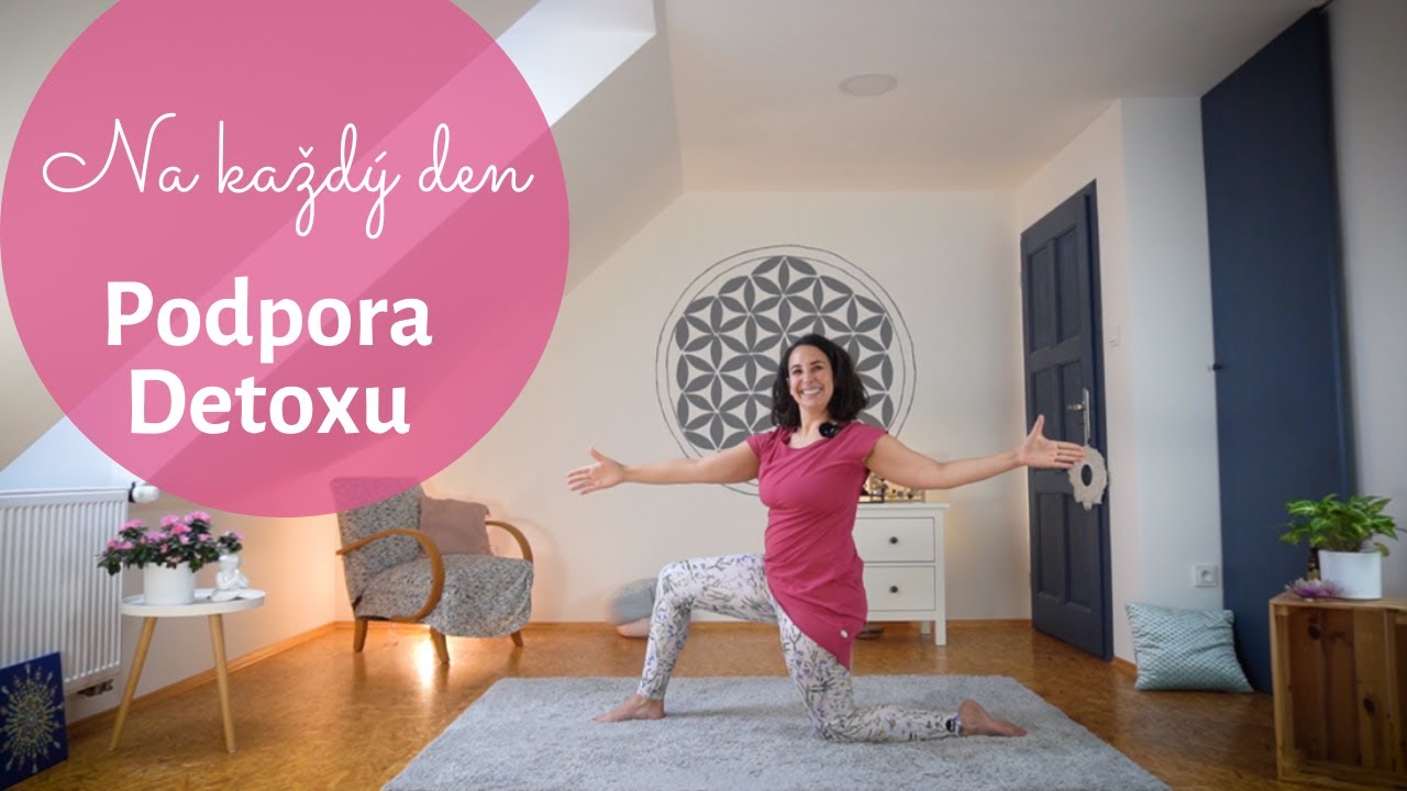 25 minut | DETOX JÓGA | Rozhýbání lymfy, posílení středu těla