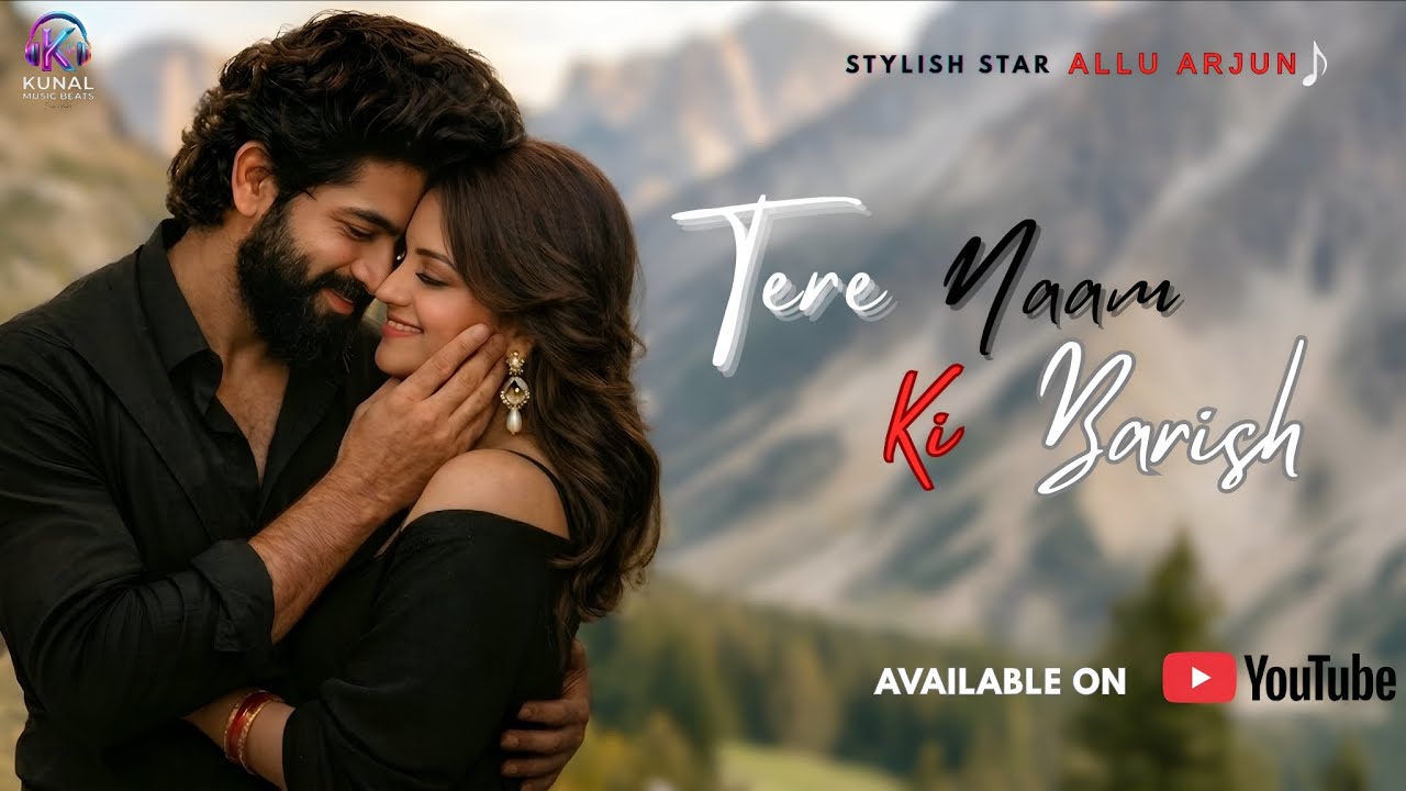 New song 2026 ||  Stylish star ALLU ARJUN song || Tere Naam Ki Barish || New romantic bollywood song
