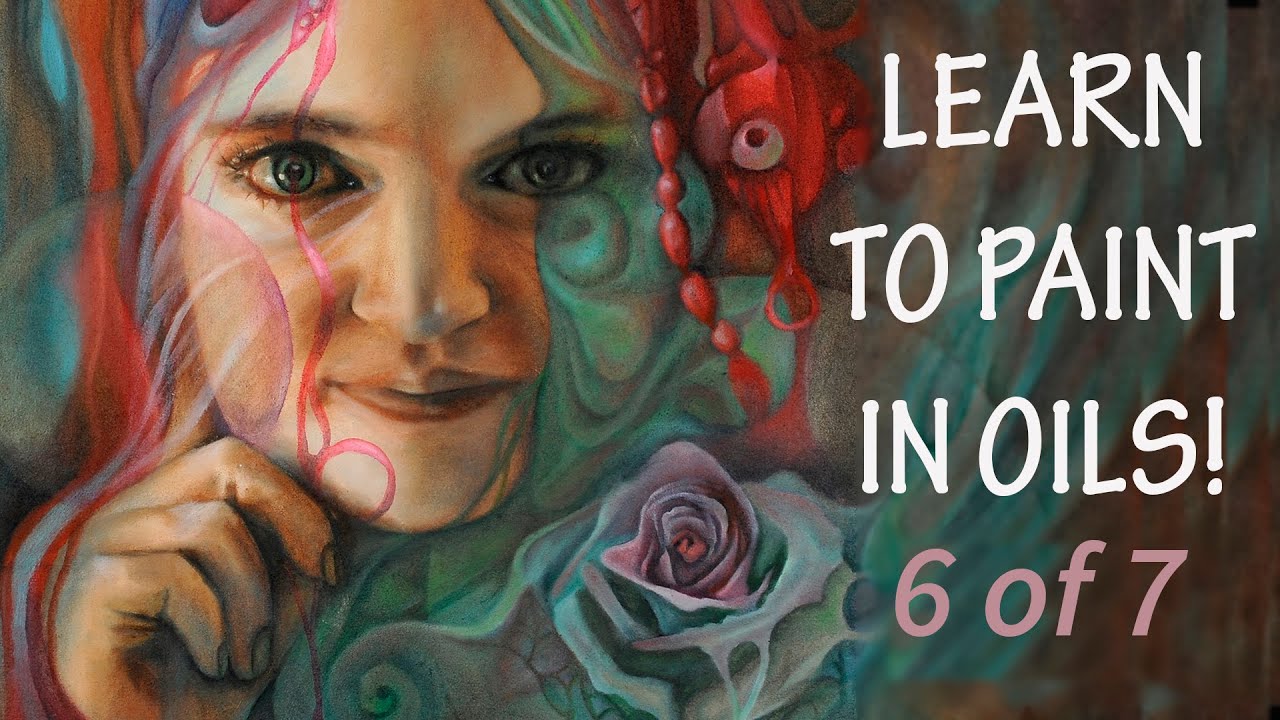 6 of 7 How to paint a portrait in oil for beginners (and how to draw tips)