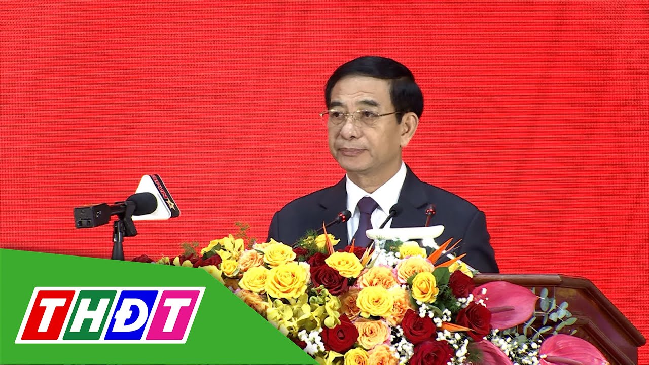 Đại tướng Phan Văn Giang phát biểu chỉ đạo tại Lễ công bố sáp nhập thành lập tỉnh Đồng Tháp | THDT