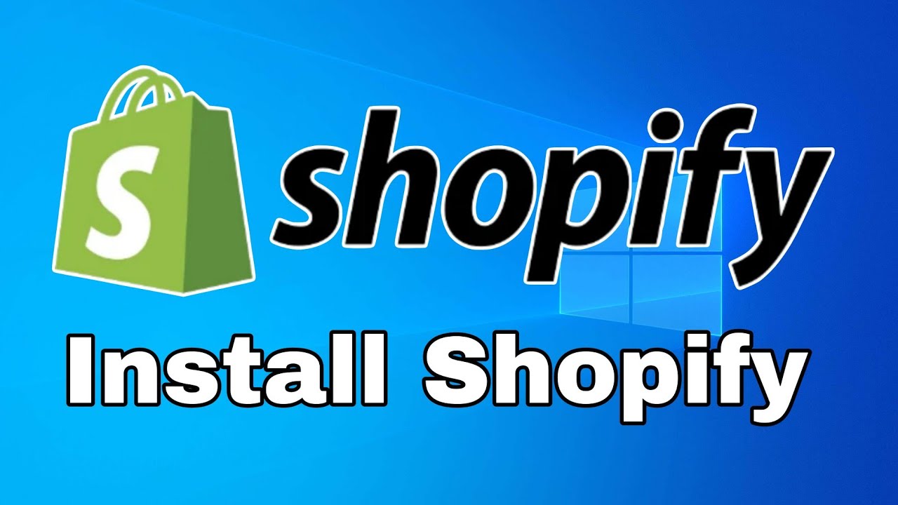 Как установить приложение Shopify на ноутбук || Скачать Shopify на ПК