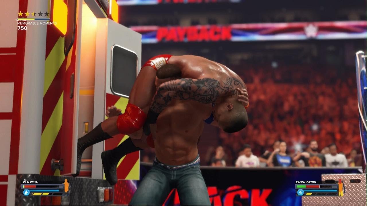 WWE 2K24 - John Cena vs Randy orton | Ambulance Match | WWE undisputed Universal Championship|