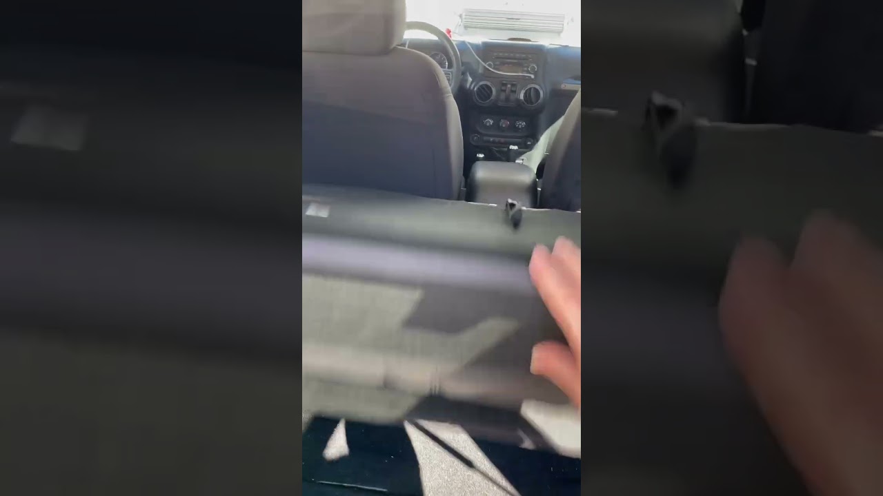 JK Wrangler Rear Seat Removal #jeepwrangler