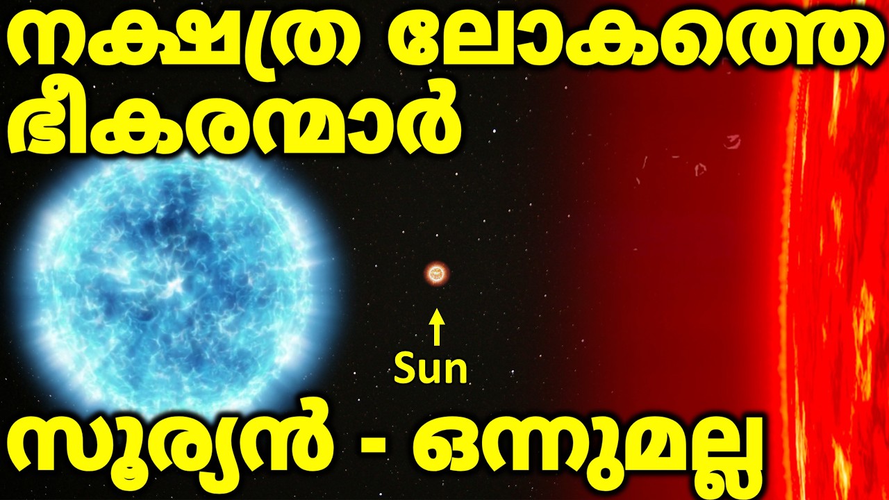നക്ഷത്ര ഭീകരന്മാർ | Hottest, Brightest, Largest & Heaviest Record Holding Stars | Extreme Astronomy