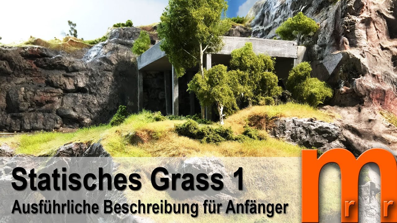 Statisches Gras f&uuml;r Anf&auml;nger