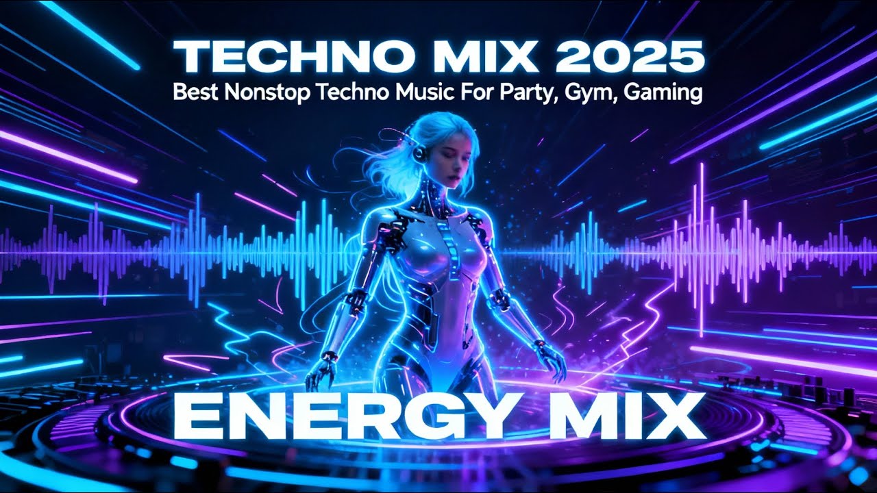 ROBOTIC TECHNO MIX 2025 ⚙️ | Bass Boosted Electronic Music | High Energy EDM Instrumental 🔥