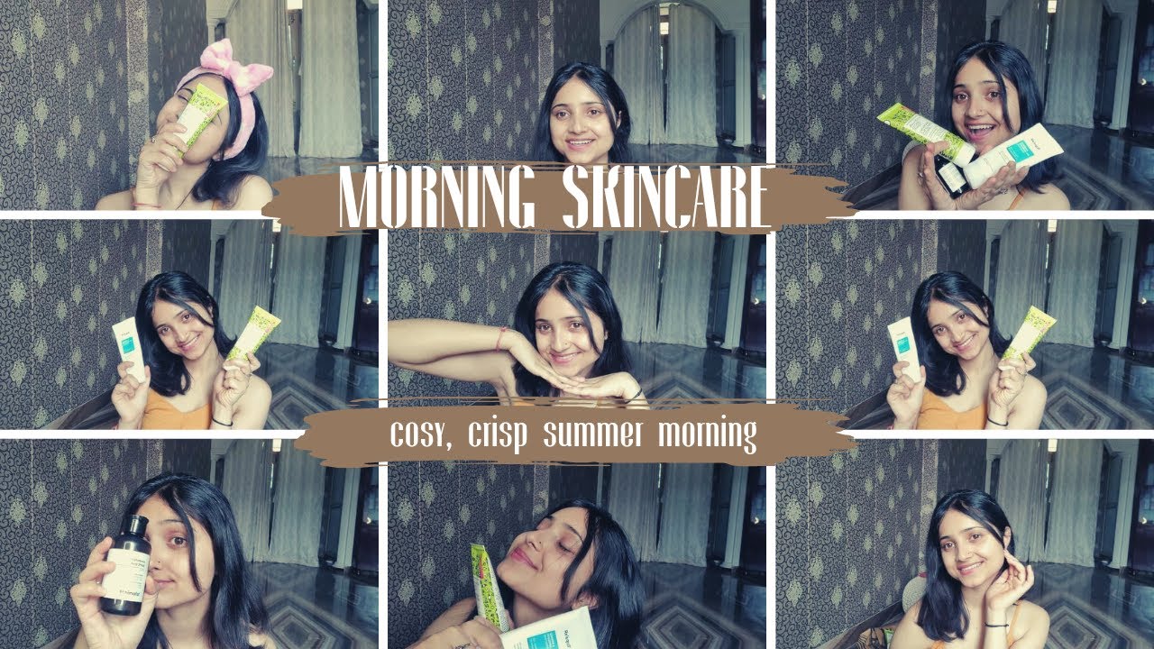 summer skincare routine  for dry skin ||paraben free || sulphate free  #skincareroutine #minimal