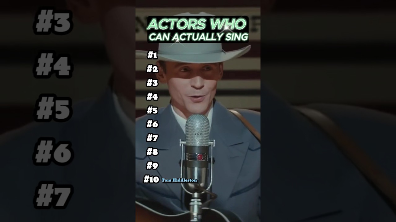 Actors who can sing 