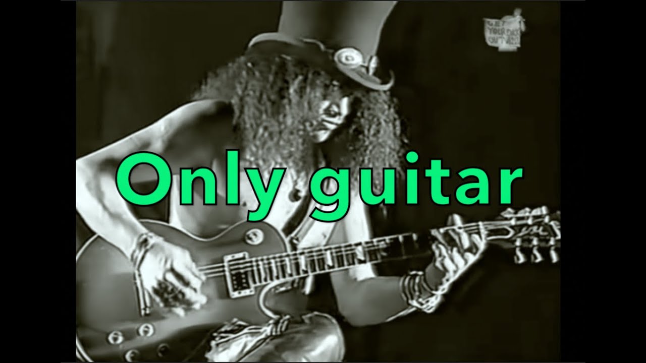Don't cry - Guns N' Roses - Isolated guitar track