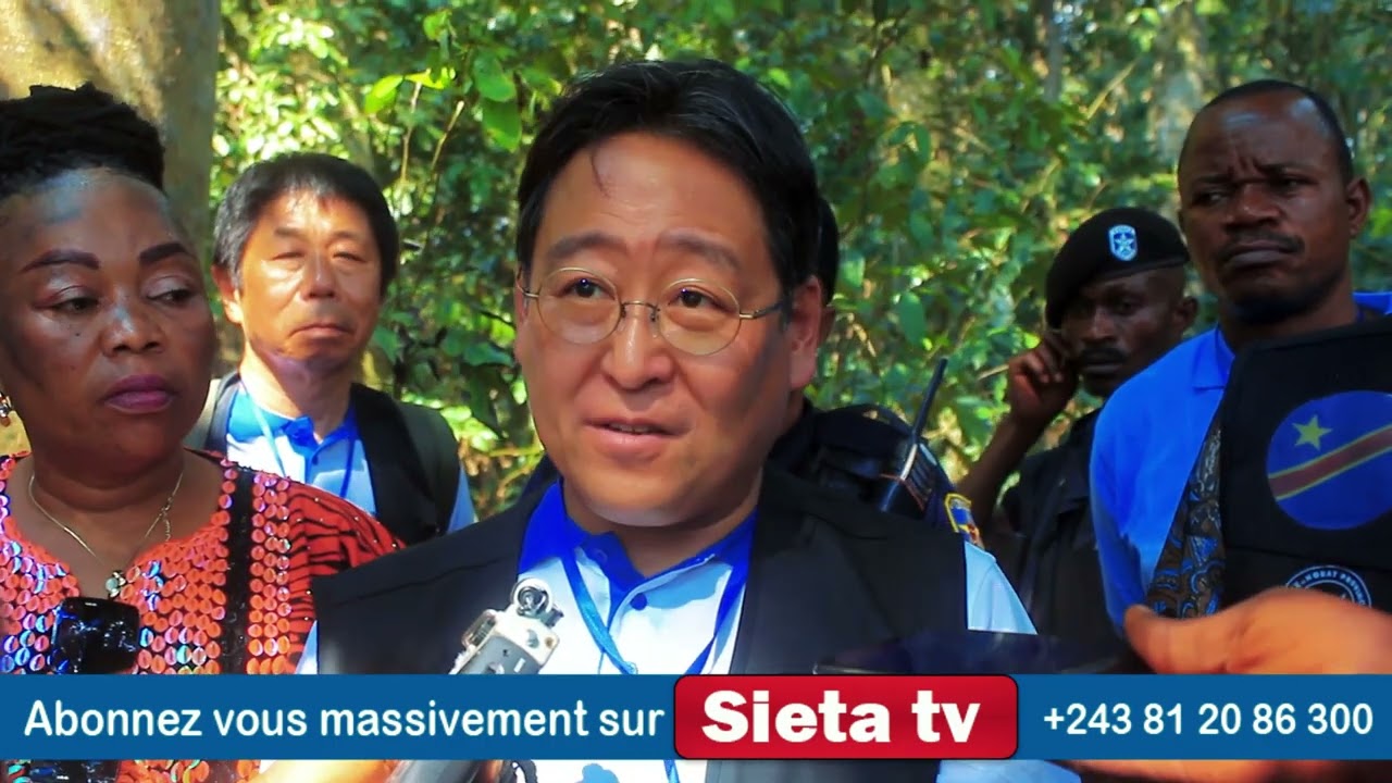 AMBASSADEUR DU JAPON SATISFAIT  PIREDD AU KWILU FINANCÉ PAR FONDS CAFI VIA FONARED/JICA.