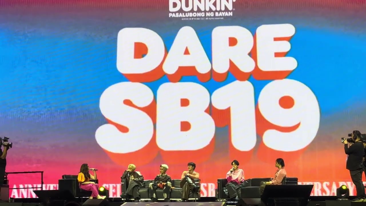 Stell freestyle rap at the | Dunkin' Thanksgiving: SB19 6th Anniversary Celebration