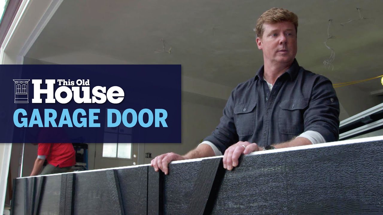 Как установить стальные утеплённые гаражные ворота | Этот старый дом