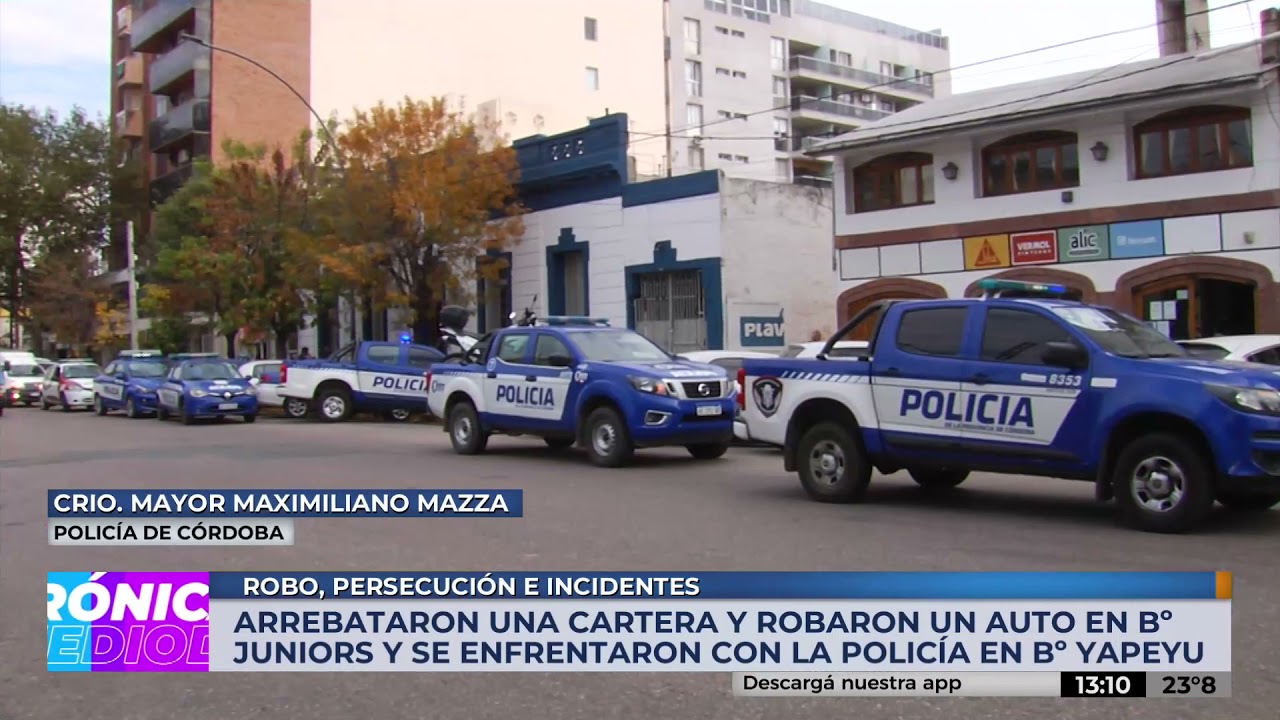 Robo y persecución en barrio Yapeyu