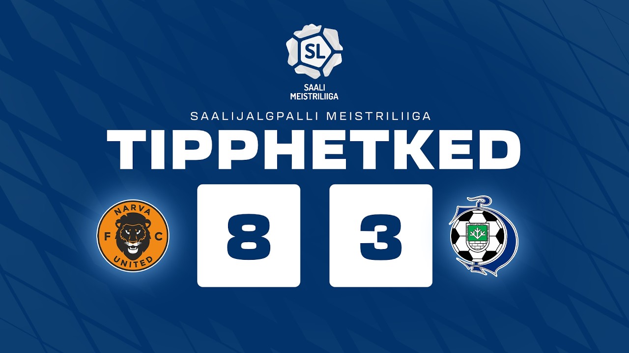 Narva United FC - Rummu Dünamo (08.02.2026) I 8:3 I Saali Meistriliiga 12. voor