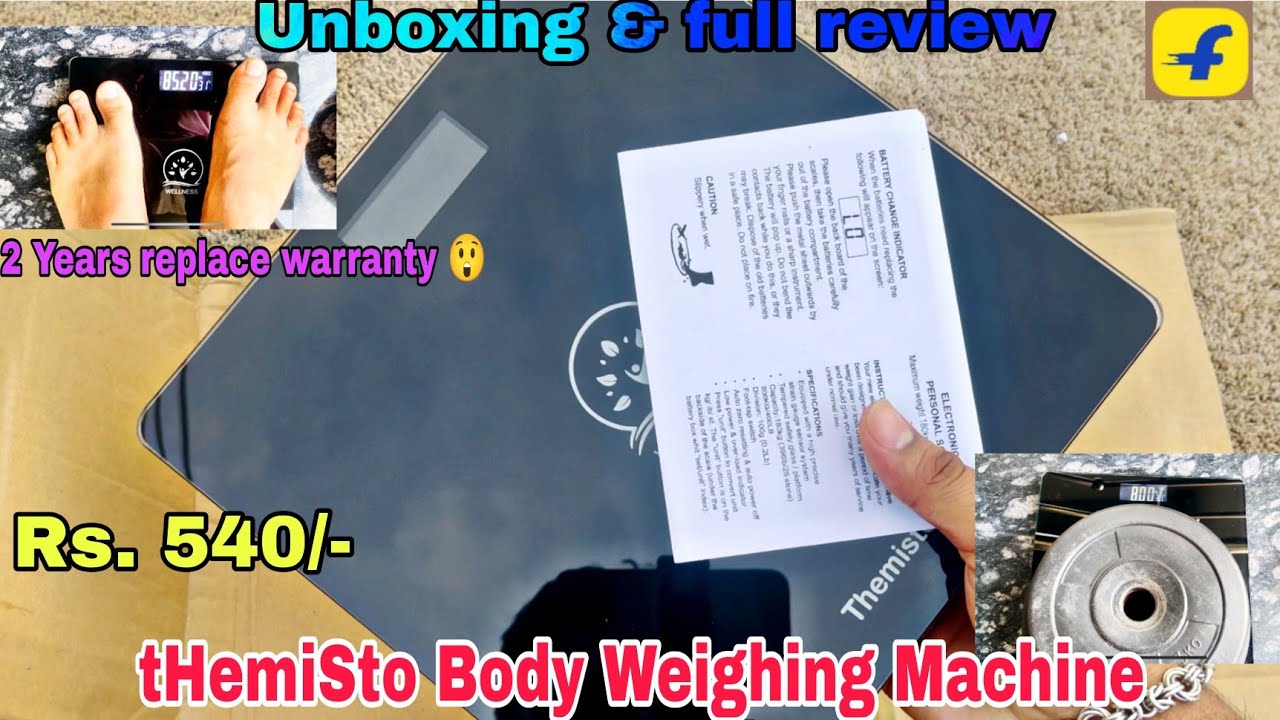 tHemiStO Best Weighing machine | body weight machine unboxing & review | digital body weight scale! 