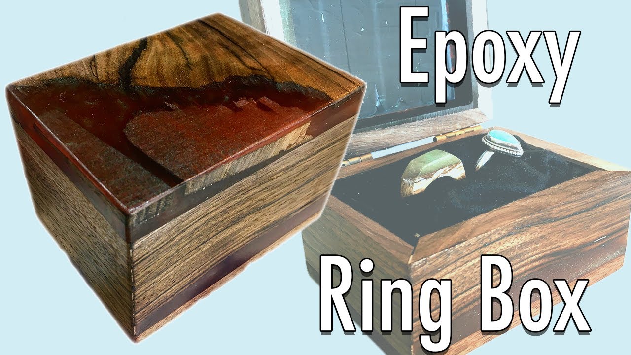 Building a Custom Wood and Epoxy Ring Box for my Cousin || Step by Step