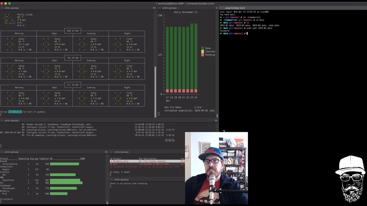 My Sweet Task Manager Setup (taskwarrior/timewarrior)