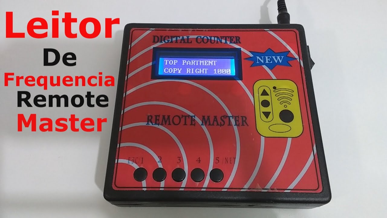 Leitor de frequencia remote MASTER