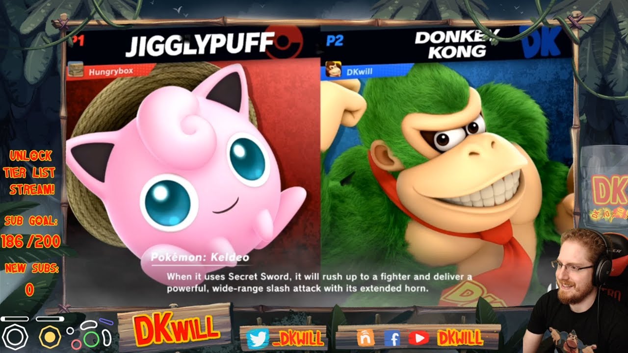 DKwill (DK) vs Liquid Hungrybox (Jigglypuff) - Frame Perfect Series Online