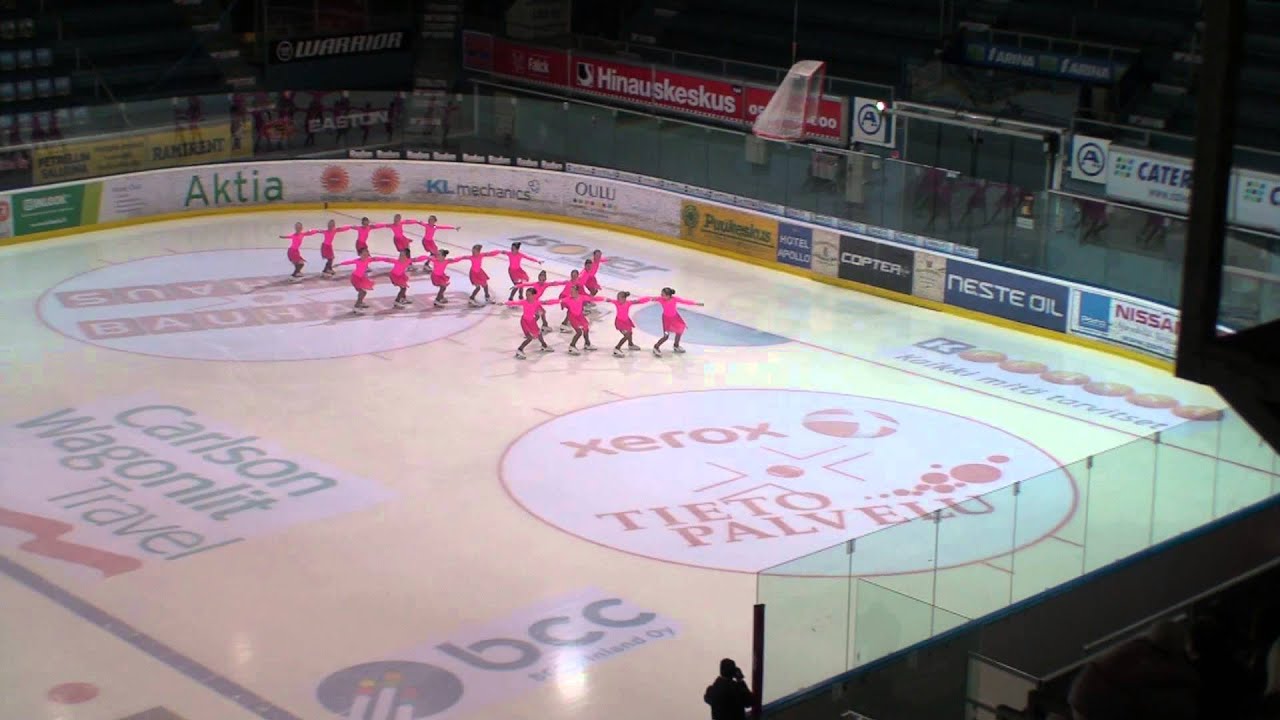 Minit&auml;hdet (Tulokkaat), Oulun Luistelukerho, Synchrogaala 17.2.2013