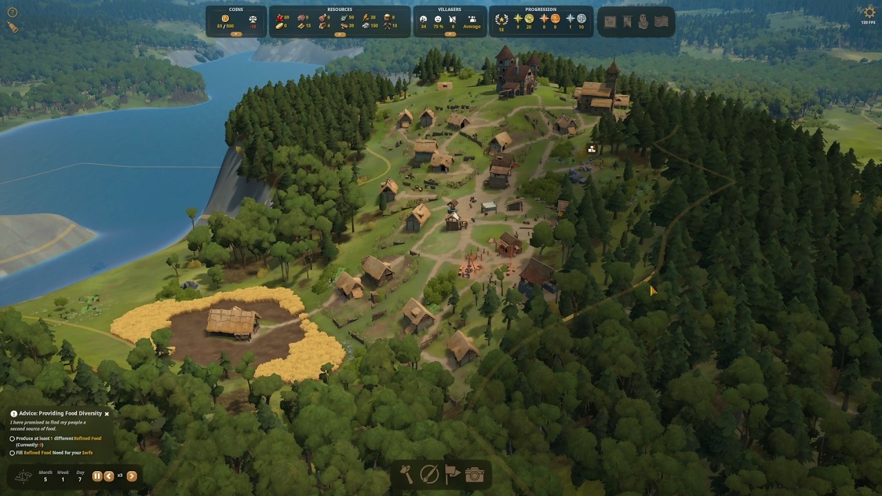 Meeting our growing Village's Needs in Foundation | Cozy Medieval City Builder | Part III